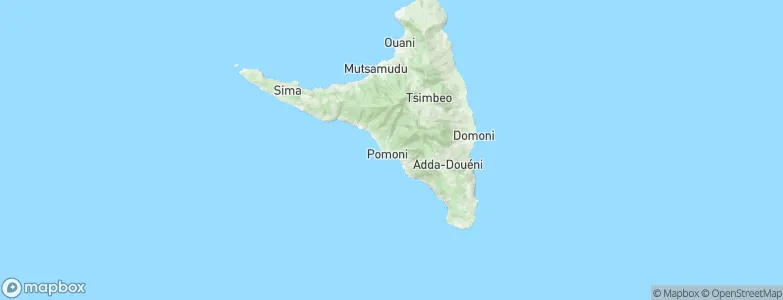 Magnassini-Nindri, Comoros Map
