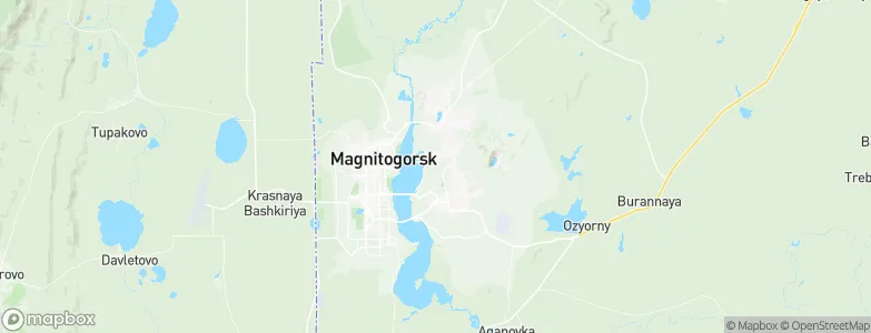 Magnitogorsk, Russia Map