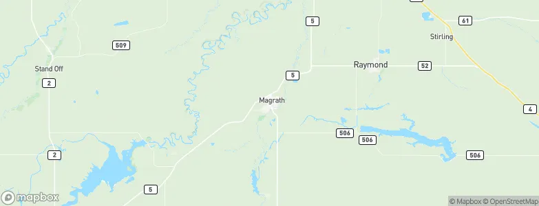 Magrath, Canada Map