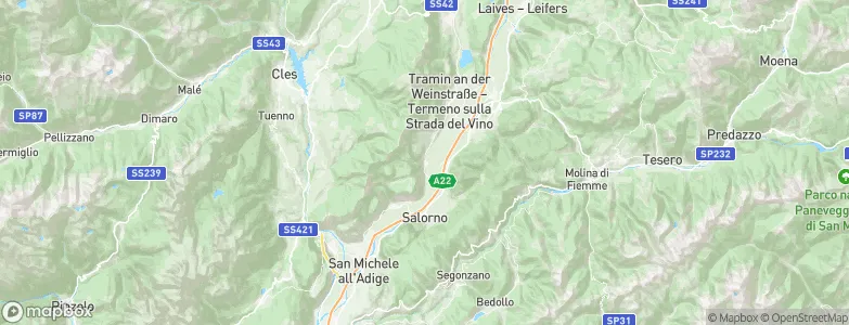 Magrè sulla Strada del Vino, Italy Map
