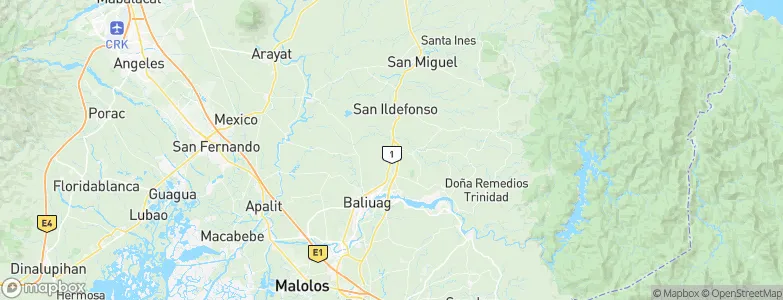 Maguinao, Philippines Map