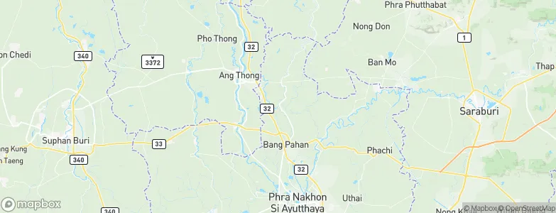 Maha Rat, Thailand Map