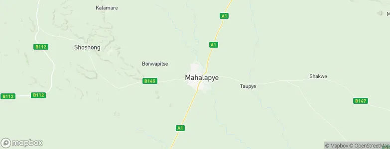 Mahalapye, Botswana Map