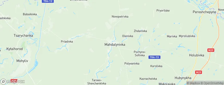 Mahdalynivka, Ukraine Map