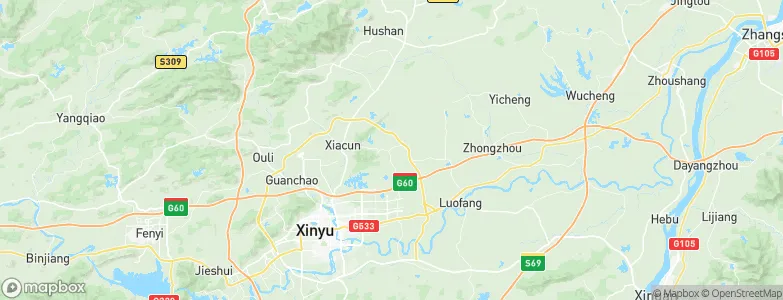 Mahong, China Map