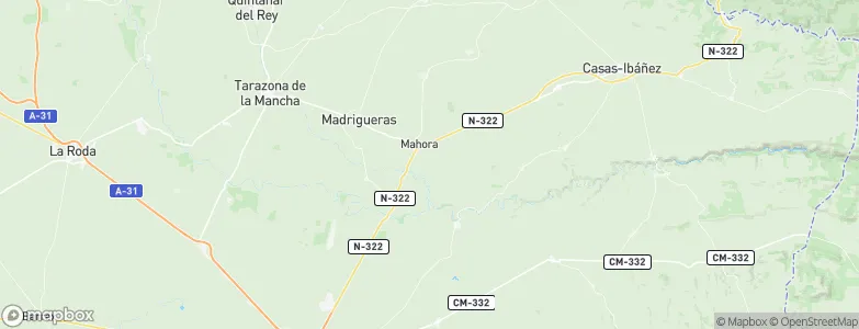 Mahora, Spain Map