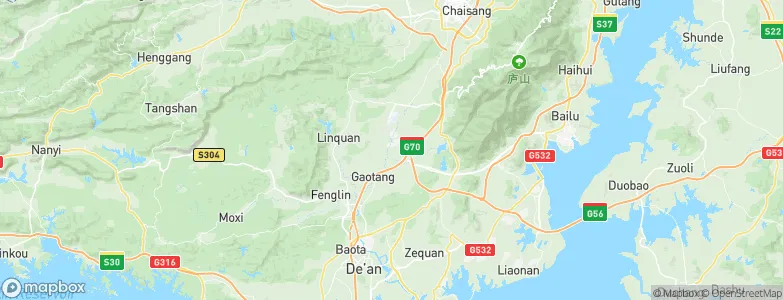 Mahuiling, China Map