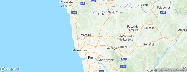 Maia, Portugal Map