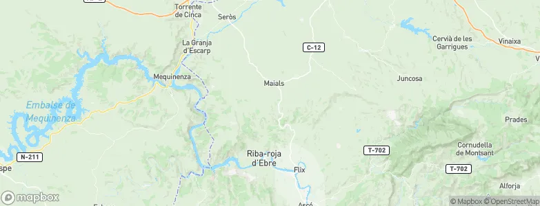Maials, Spain Map