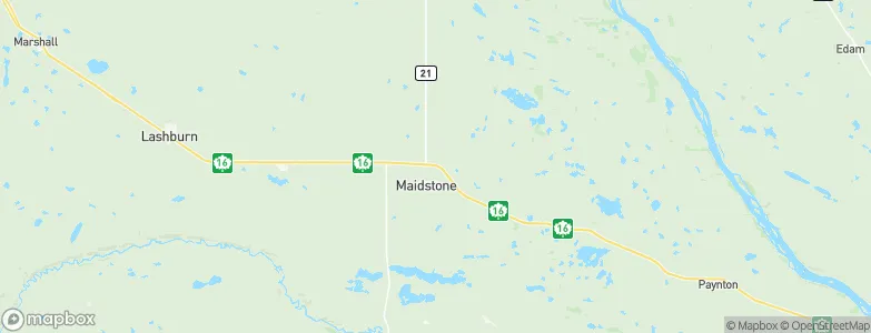 Maidstone, Canada Map