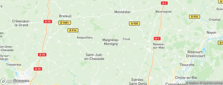 Maignelay-Montigny, France Map