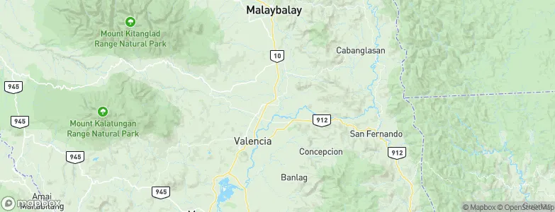 Mailag, Philippines Map