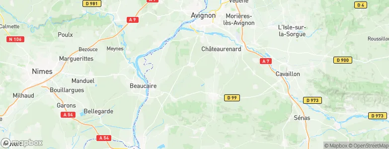 Maillane, France Map