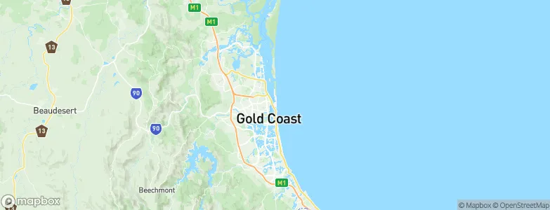 Main Beach, Australia Map