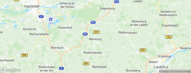 Mainburg, Germany Map