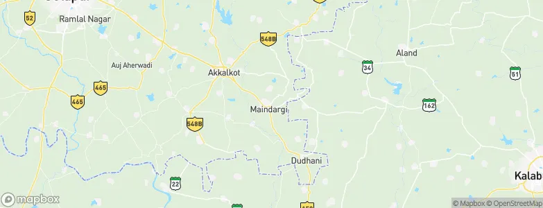 Maindargi, India Map