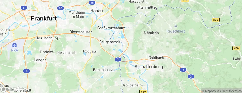 Mainflingen, Germany Map