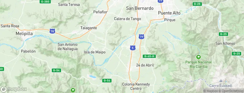 Maipo, Chile Map