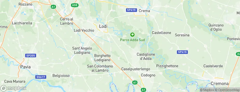 Mairago, Italy Map
