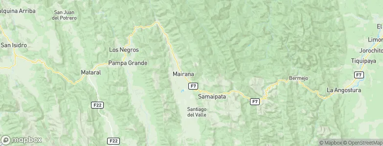 Mairana, Bolivia Map