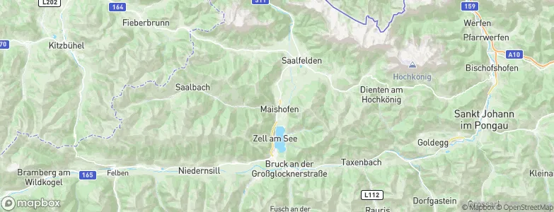 Maishofen, Austria Map