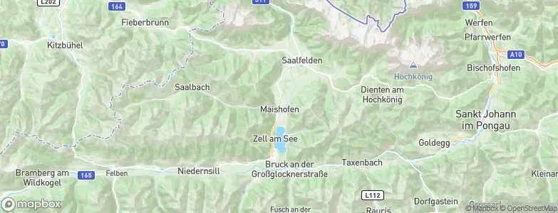 Maishofen, Austria Map
