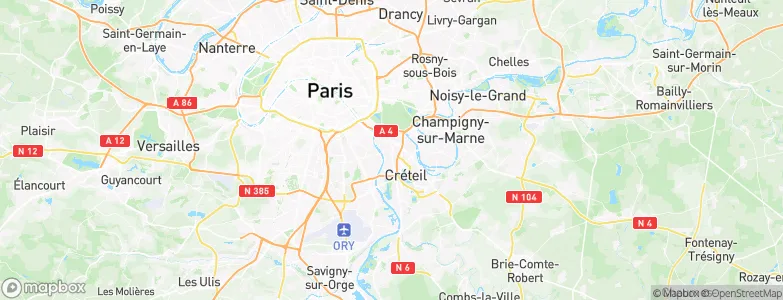Maisons-Alfort, France Map