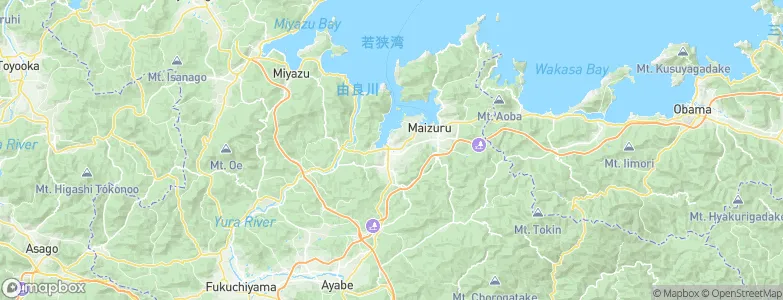 Maizuru, Japan Map