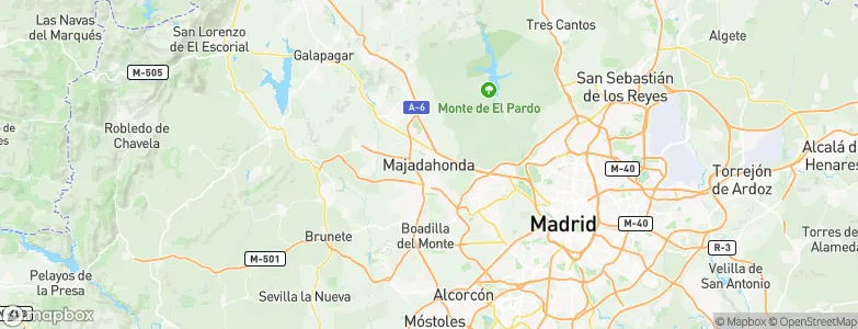 Majadahonda, Spain Map