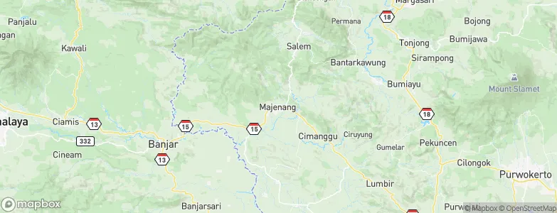 Majenang, Indonesia Map