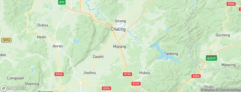 Majiang, China Map