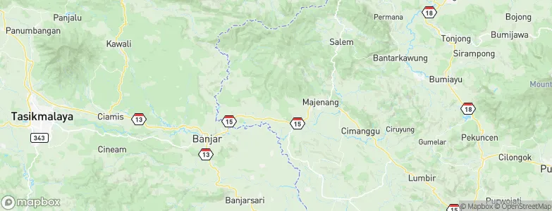 Majingklak, Indonesia Map