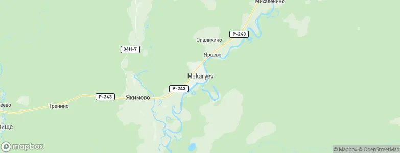 Makar'yev, Russia Map