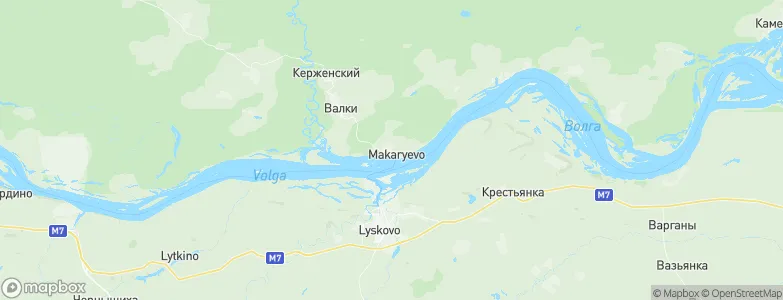 Makar'yevo, Russia Map