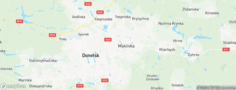 Makiyivka, Ukraine Map