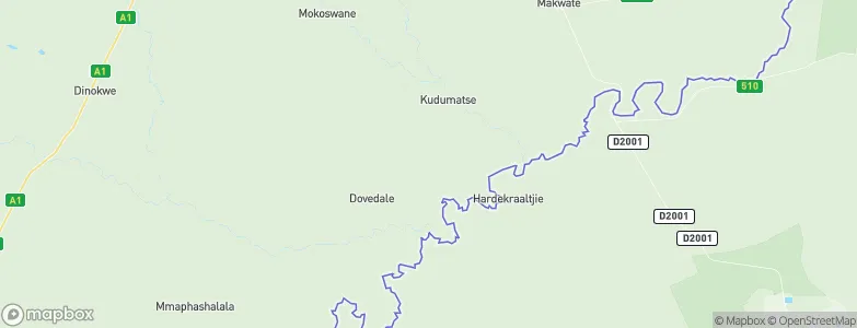 Makoba, Botswana Map