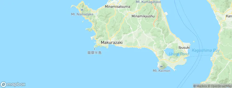 Makurazaki, Japan Map