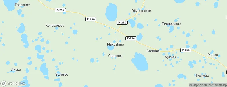 Makushino, Russia Map