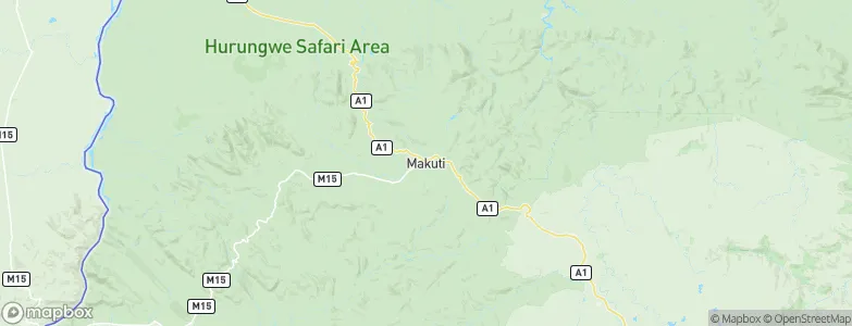 Makuti, Zimbabwe Map