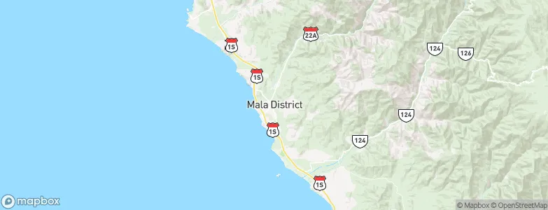 Mala, Peru Map