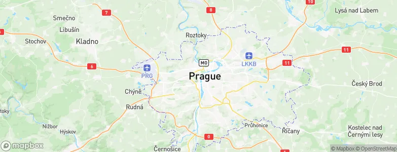 Malá Strana, Czechia Map