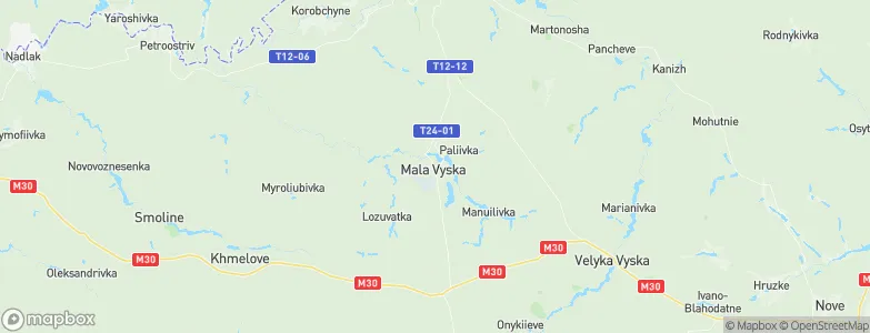 Mala Vyska, Ukraine Map