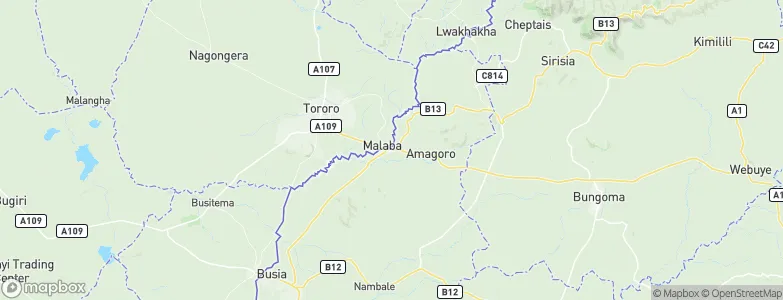 Malaba, Kenya Map