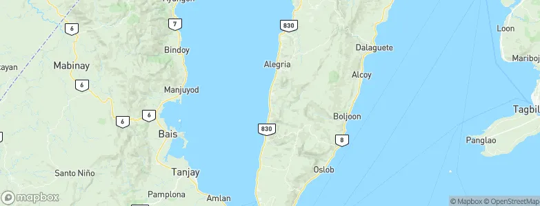 Malabuyoc, Philippines Map