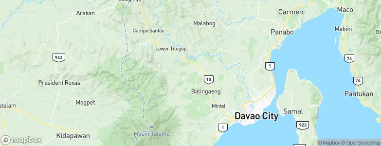 Malagos, Philippines Map