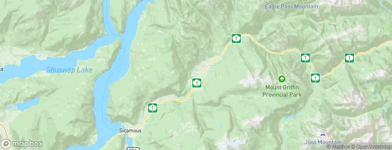 Malakwa, Canada Map