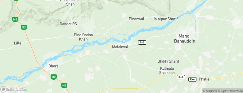 Malakwal City, Pakistan Map