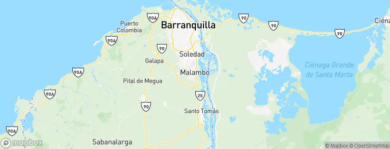 Malambo, Colombia Map