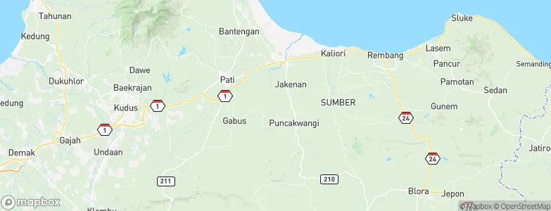 Malangan, Indonesia Map