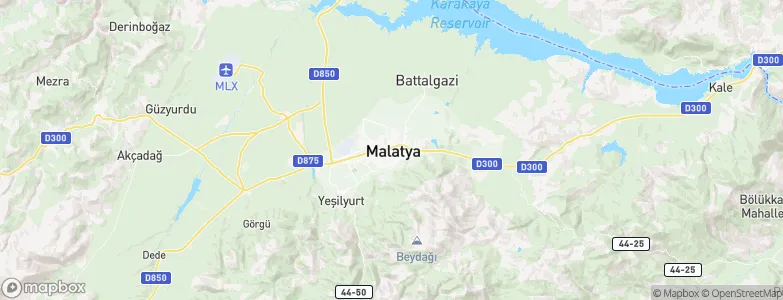 Malatya, Turkey Map
